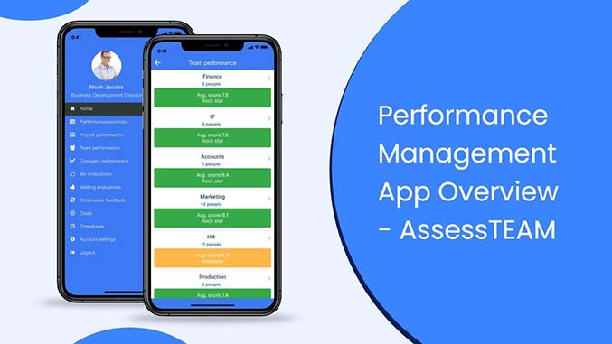 Performance management app overview - AssessTEAM