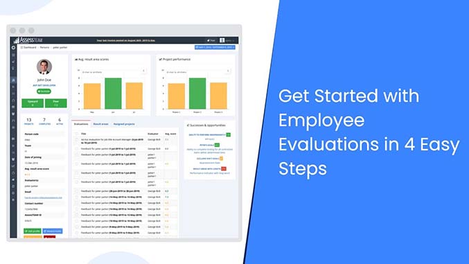 Get started with employee evaluations in 4 easy steps