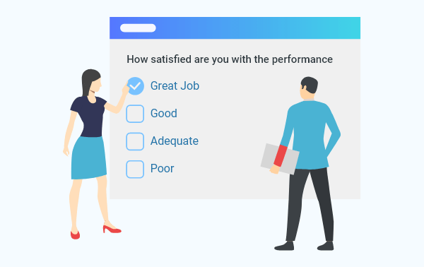 Techniques for evaluating employee performance - Competency on a scale