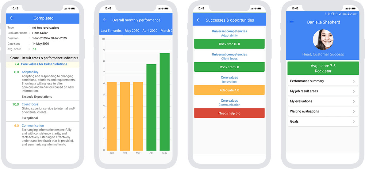 AssessTEAM's mobile platform-enabled employee evaluation software