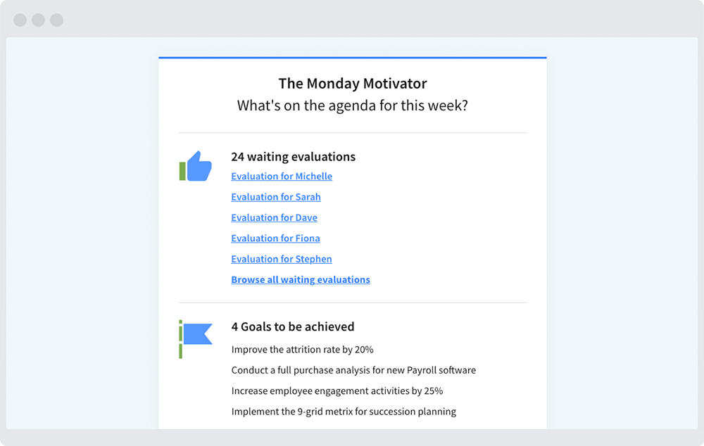 Automated Reminders - Monday motivation