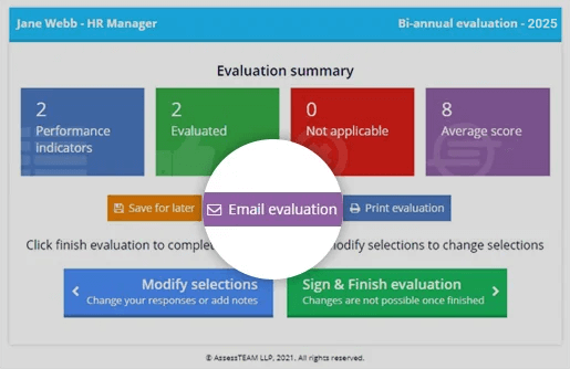 Send-out-the-employee-evaluation