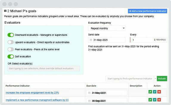 Flexible employee evaluation software - AssessTEAM