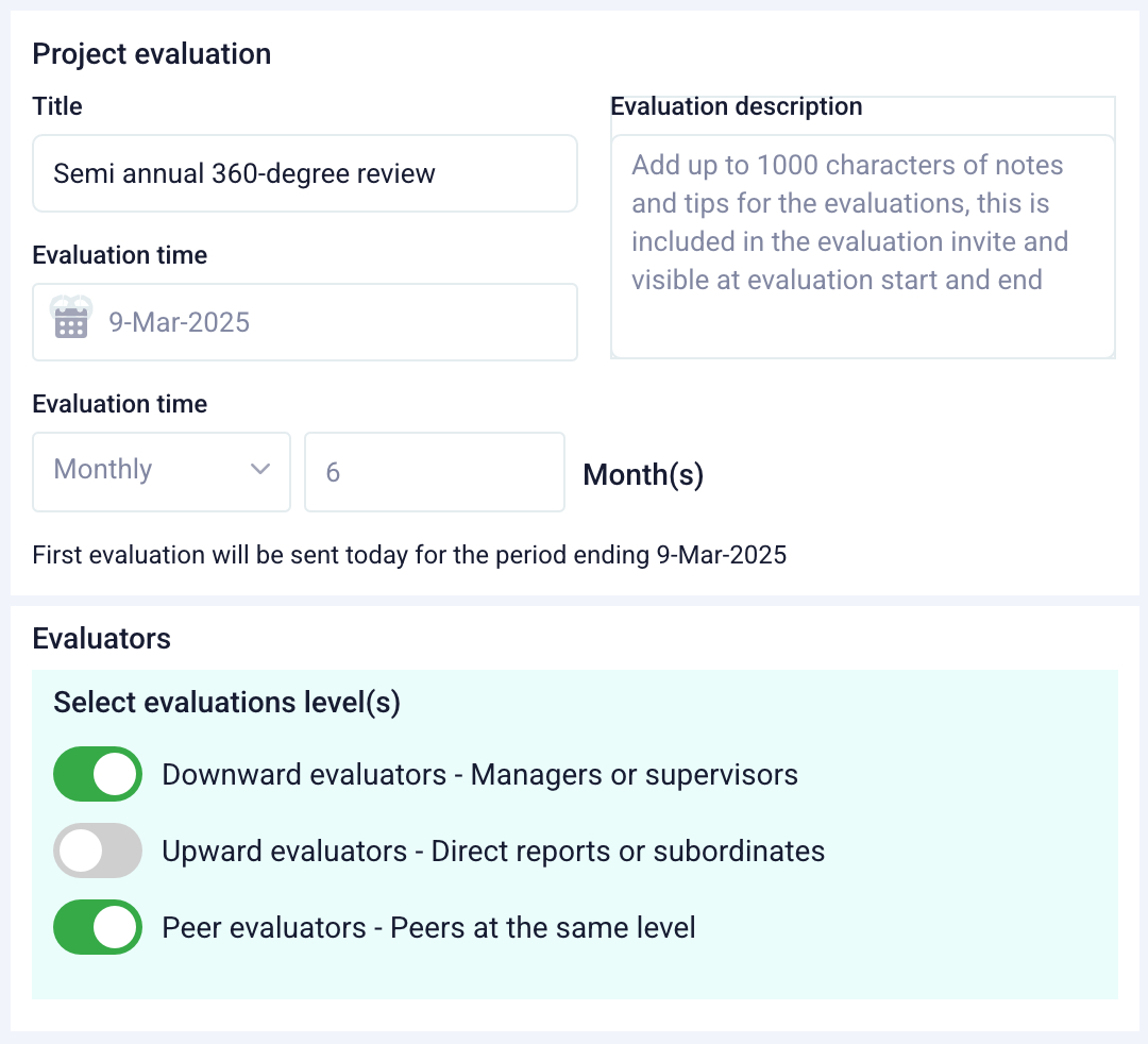 Customize schedule for each level