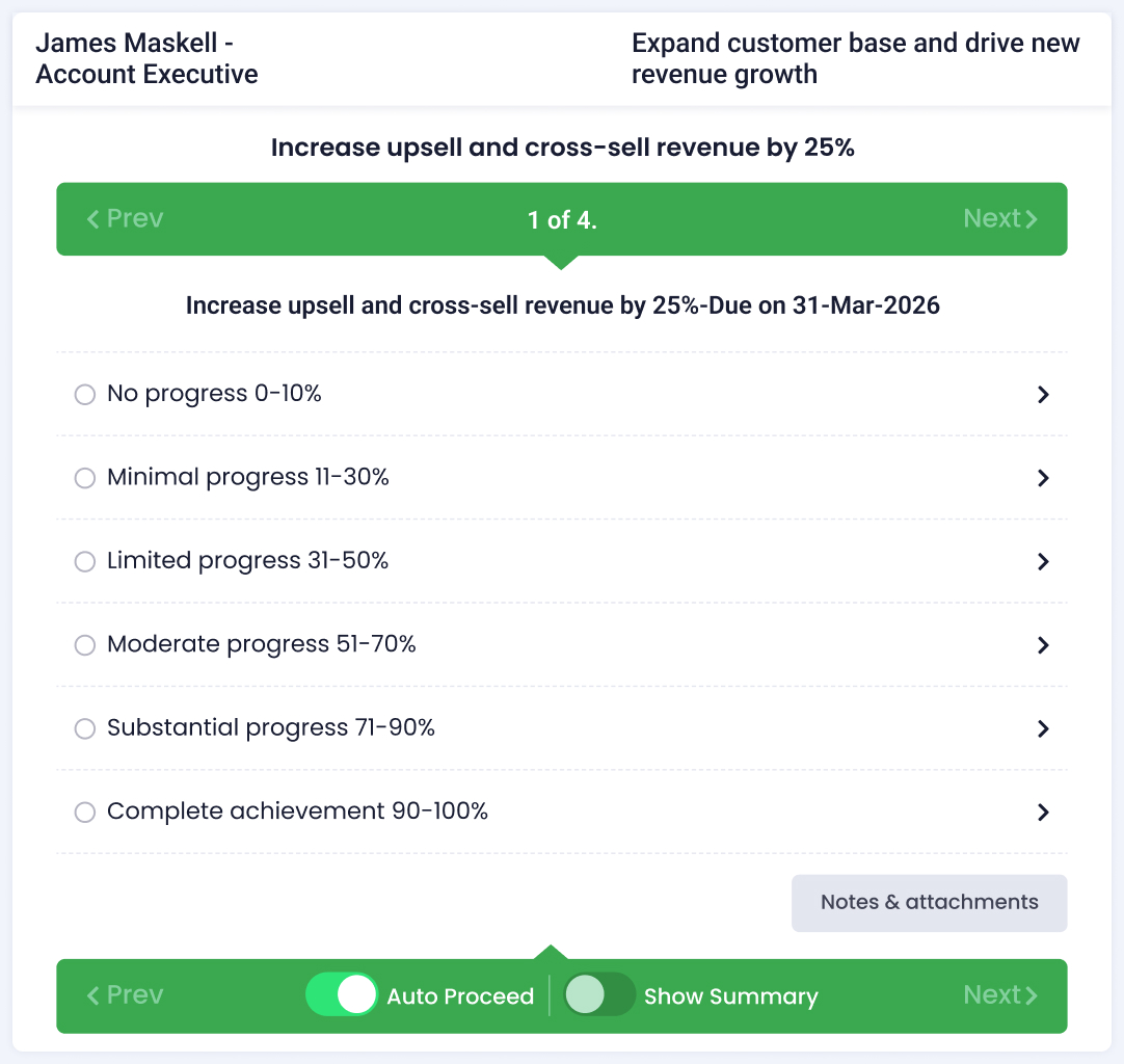 Simple OKR software
